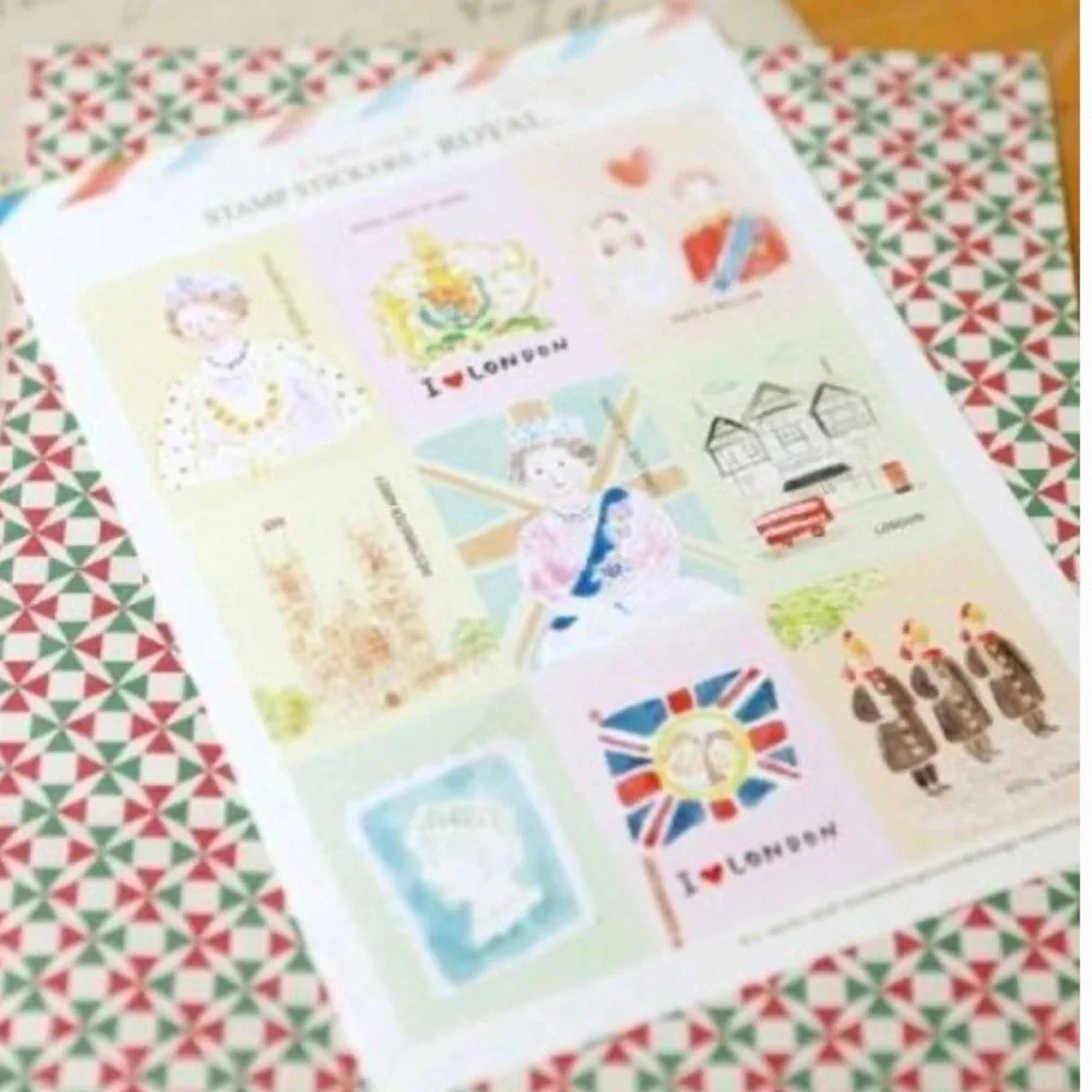 $2 ROYAL STAMP STICKERS. NEW. $2 WITH ANY ORDER OF $10 OR MORE